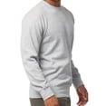 thumbnail image 2 of Men's Pullover Crew Neckline Lightweight Fleece Sweatshirts, Heather Grey XL, 2 of 3