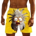 thumbnail image 4 of Pantalones de Cintura Elástica de Uso Casual Y Cómodo con Cintura Elástica Y Cordón para la Natación de Verano de Ocio en la Playa, 4 of 5