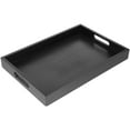thumbnail image 1 of Rectangle Tea Tray Solid Wood Tea Tray Coffee Snack Food Plate Food Serving Tray for Cafe Restaurant, 1 of 8