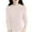 Beige, variant on ManxiVoo Women Knit Pullover Semi High Neck Classic Stripe Thick Warm Soft Sweater for Everyday Comfort L Size Beige