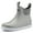 Gray, variant on Deck Boots for Men，OutdoorRubber Fishing Garden Waterproof Ankle Rain Boots