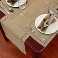thumbnail image 3 of 2 Table Runner Dresser Scarves (dark Beige, 12 X 72 Table Runners), 3 of 3