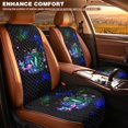 thumbnail image 3 of COEQINE Quilted Car Front Seat Cover 2 Pack Non-Slip Decorative Bucket Seat Cover Heavy Duty Dog Car Seat Protector Universal Fit Auto Accessories, Mushroom Butterfly Galaxy, 3 of 7