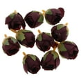 thumbnail image 4 of 10pcs cabeza de flor capullos de bricolaje artesanías diadema Clip boda decoración del partido en hogar BLESIY cabezas de flores artificiales, 4 of 8