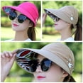 thumbnail image 3 of Hiking Fishing Safari Sunscreen Hats 100% Cotton UV Sun Protection For Men Women Outdoor Activities Adjustable Hat, 3 of 11