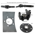 thumbnail image 6 of Front Axle Kit 4 Wheel Drive Half Axle Assembly Shock Swingarm Tie Rod & 48V 1000W Differential Motor Controller Brake & 4.10-6 Wheels Tires for Electric Go Kart ATV Quad Buggy Golf Cart, 6 of 9