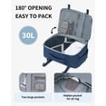 thumbnail image 4 of Mochila de viaje ECOHUB Spirit Airlines 30L con puerto USB azul, 4 of 9