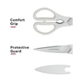 thumbnail image 2 of Heavy Duty Kitchen Scissors, Come-Apart Poultry Shears for Chicken and Meat, Cream, 2 of 7