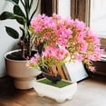 thumbnail image 1 of unbranded Planta Artificial De Flor Rosa Para De Escritorio Con Resistente, 1 of 6