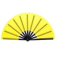 thumbnail image 5 of Yesbay Chinese Folding Fan Solid Colour Comfortable Grip Smooth Opening Closing Tai Chi Fan Elegant Classical Dance Accessory, 5 of 8