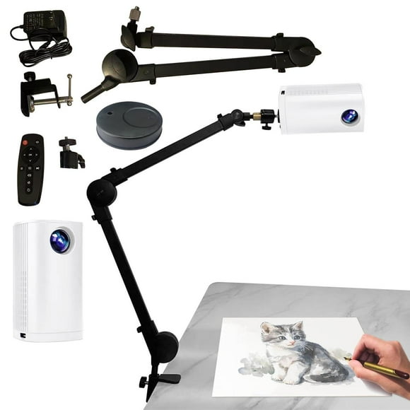 Art Projector for Tracing and Drawing with Wireless Phone Connection – Mini Digital Sketch Projector for Canvas, Wall, Cake Decorating, Adjustable 7–98 Inch Projection for Artists