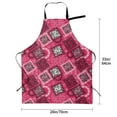 thumbnail image 2 of Cauagu Geometry Aprons with Pockets,Waterproof Apron for Women,Kitchen Cooking Apron Adjustable Bib Aprons Chef Apron for Cooking,Drawing,Crafting, 2 of 8
