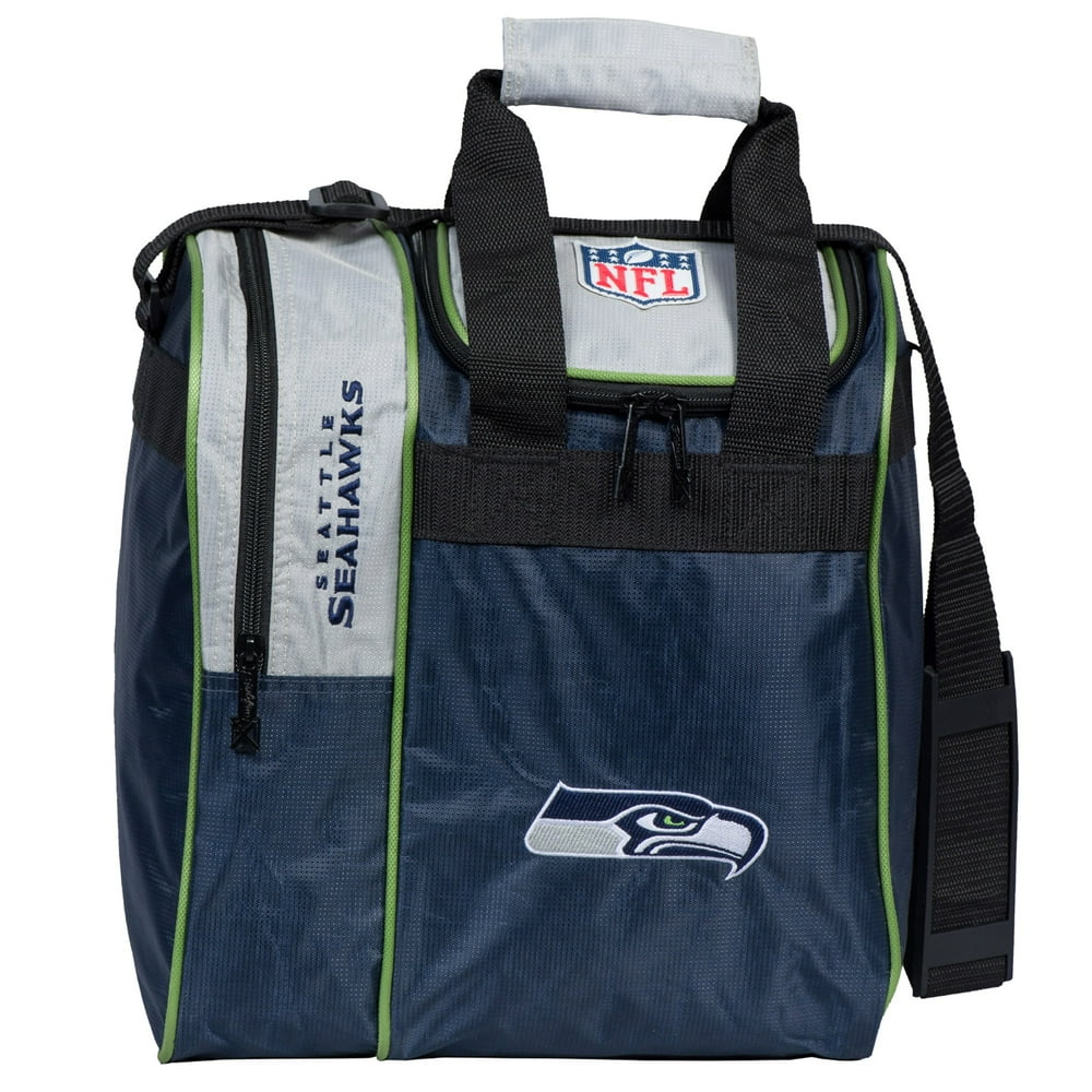 Strikeforce Seattle Seahawks Single Bowling Ball Tote Bag with Shoe Compartment