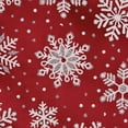 thumbnail image 7 of Northlight Glitter Snowflake Mini Christmas Tree Skirt - Red - 20", 7 of 7