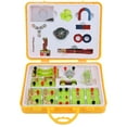 thumbnail image 1 of Kit de aprendizaje de magnetismo eléctrico, generador de manivela para estudiantes de escuela primaria, 1 of 8