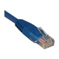thumbnail image 2 of Eaton Tripp Lite Series Cat5e 350 MHz Molded (UTP) Ethernet Cable (RJ45 M/M), PoE - Blue, 4 ft. (1.22 m) - Patch cable - RJ-45 (M) to RJ-45 (M) - 4 ft - UTP - CAT 5e - molded, stranded - blue, 2 of 2