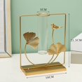 thumbnail image 3 of Xingzhi Hydroponic Glass Vase Iron Art Metal Frame Terrarium for Desktop Decoration Square, 3 of 9
