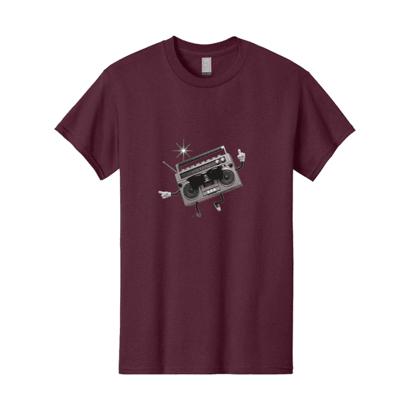 Boombox-Character-3 Mens Graphic Tee, 100% Cotton, Casual Summer Wear BAA190