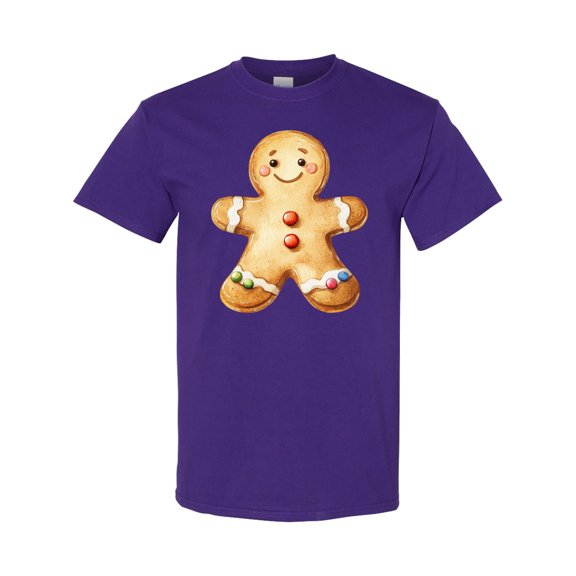 Inktastic Gingerbread Man Cookie T-Shirt