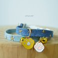 thumbnail image 3 of Collar de gato Faygarsle Denim Breakaway con colgante en forma de campana, 3 of 8