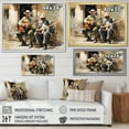 thumbnail image 4 of Designart "Cuban Music Singers in Beige Harmony" People Canvas Print, 4 of 5