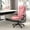 Pink#7, variant on Office Chairs HOMCOM High Back Vibration Massage Office Chair with 6 Vibration Points, Heated Reclining PU Leather Computer Chair with Armrest and Remote, Pink,Mesh Office Chairs