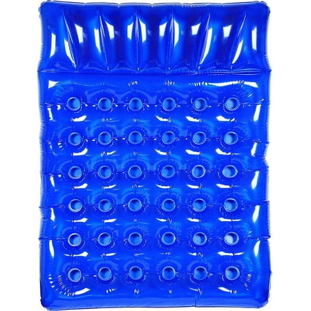 Double Floating Heart - Greenco Giant Inflatable Double Mattress Pool Lounger Float 78 Inches- Blue