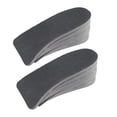 thumbnail image 1 of 1 par de tacones de aumento de altura de PVC, plantillas de elevación más altas, cojines para hombres y mujeres Negro Yuyangstore plantillas de aumento de altura, 1 of 8