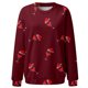 thumbnail image 2 of Gibobby Sudadera de Navidad para mujer Blusa de manga larga con cuello en O para mujer, para uso diario, en casa, al libre, con estampado navideño(Vino,G), 2 of 5