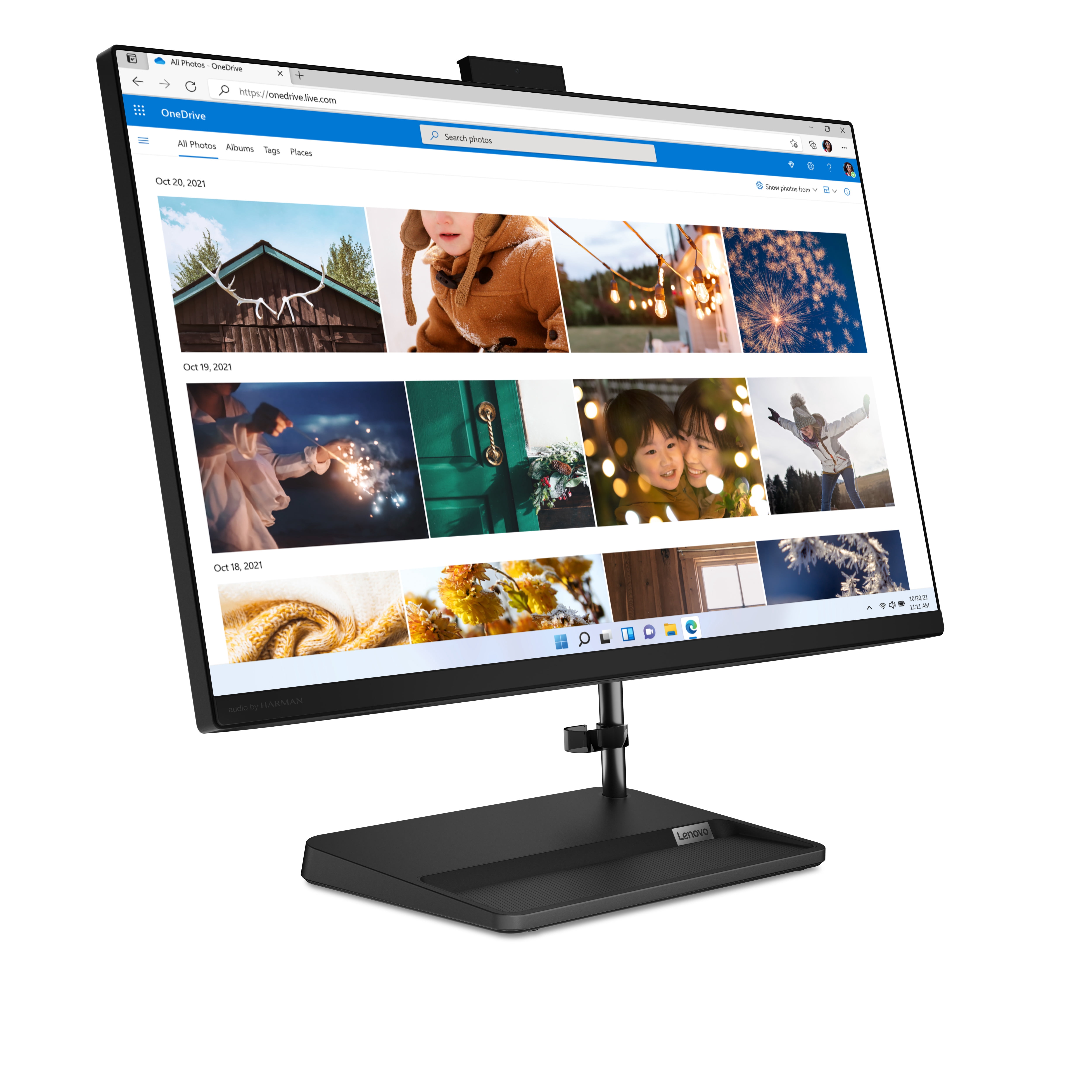 Lenovo IdeaCentre 3i 27 inch FHD Touch All-in-One Windows Desktop Intel Core i5-12450H 8GB RAM 512GB SSD Black