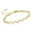 Bracelet-Gold-color, variant on Waterproof Adjustable Chain Bangle Contemporary Titaniumed Steel Jewelry Portable Comfort Fit for Women Daily Use