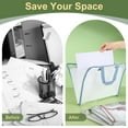 thumbnail image 7 of Uxcell 13 Pockets Accordion File Organizer, Expanding File Folder Portable Accordion Document Bag with Classified Index Stickers for Office Worker, Blue (Vertical), 7 of 7
