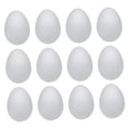 thumbnail image 4 of Huevos de Pascua de espuma, versátiles, lisos, para pintar, para rellenar cestas, hechos a mano 12 piezas de 12 cm, 4 of 9