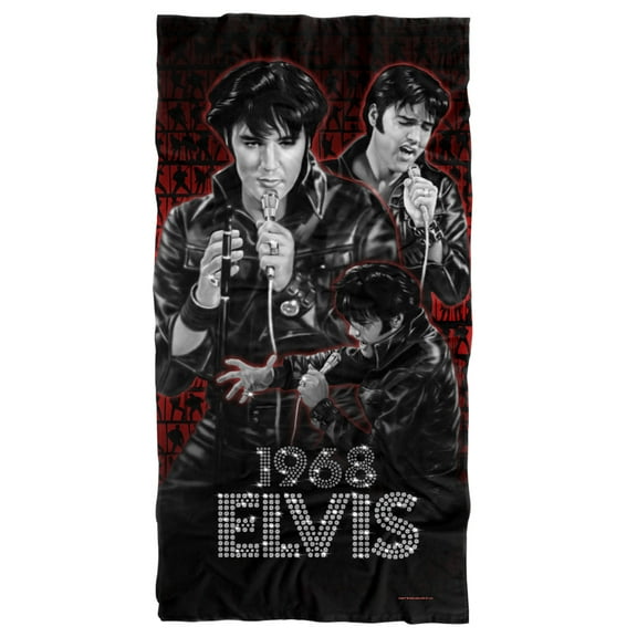 Elvis Presely Comback Performance Officially Licensed Beach Towel 30' X 60'