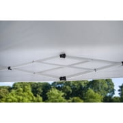 Quik Shade Commercial 10 x 10 x 1 ft White C100 Straight Leg Canopy