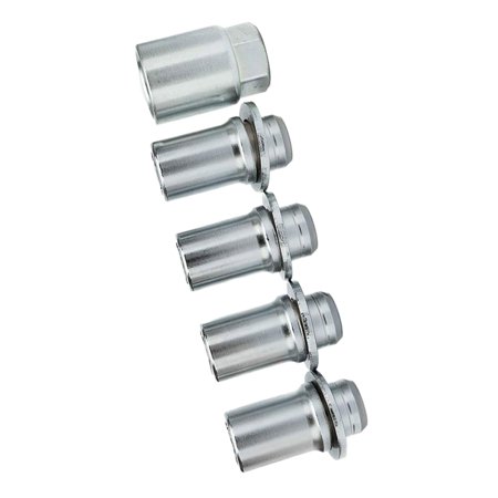 5x Car Wheel Lock Lug Nut Set, 00276-00901 0027600901 M12x1.5 Accessory, for Sequoia GS400