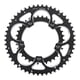 thumbnail image 2 of Plato para bicicleta de carretera 110BCD de aleación de aluminio, 39T, 53T, mecanizado en CNC para 8/9/10/11 Negro, 2 of 9