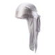 thumbnail image 1 of Gorro De Bufanda De Quimio Sedoso Suave Brillante Gorro Turbante Musulmán Durag Headwrap Negro SM SunniMix Velos de seda Durag Cap, 1 of 8