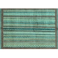 thumbnail image 1 of Ahgly Company Indoor Rectangle Abstract Light Blue Modern Area Rugs, 2' x 3', 1 of 4