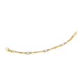 thumbnail image 1 of 14K Yellow Gold 2mm Shiny Double Str& Gourmette Necklace 17" 3-Str& & 3-Link Set Elements & Lobster Clasp, 1 of 1