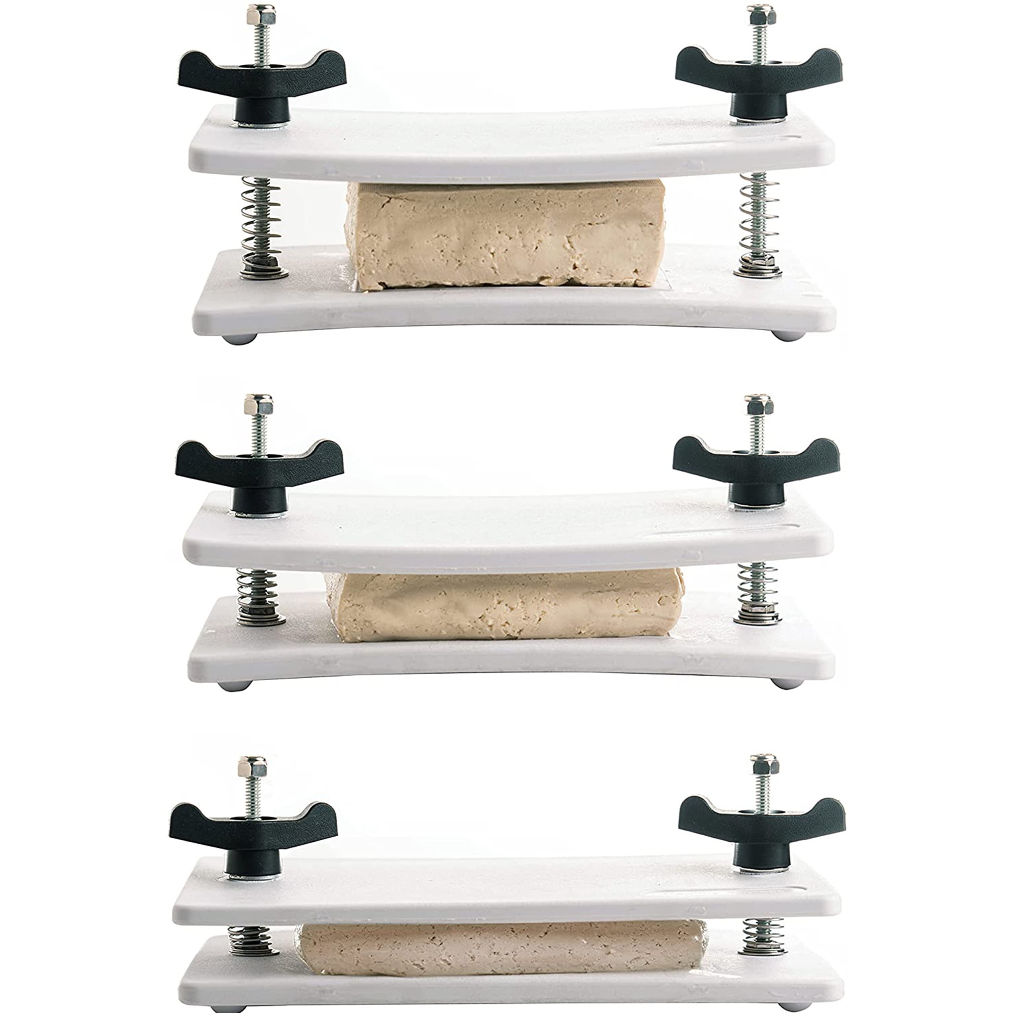 Healthy Express Tofu Press 2 Spring Curved Plates Presser Kitchen Tools