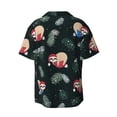 thumbnail image 2 of KLL Baby Sloths Sleeping Print Men's Shirt Short Sleeve Button Down Summer Cuba Beach Shirts- Small, 2 of 7