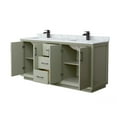 thumbnail image 6 of Wyndham Collection WCF414172DKGCMUNSMXX Strada 72" Free Standing Double Basin Vanity Set -, 6 of 7