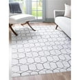 thumbnail image 1 of Unique Loom 3148907 5 x 8 ft. Matrix Trellis Tile Rectangular Rug, Ivory, 1 of 1