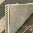 thumbnail image 6 of Safavieh Courtyard Bailey Chevron Indoor/Outdoor Area Rug, 5'3" x 7'7", Grey/Beige, 6 of 8