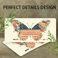 thumbnail image 4 of Floral flag Butterfly Front License Plate,Metal License Plate,Funny Standard Plates Personalized Novelty Decorative For Men/Women/Boys/Girls Car 6×12 Inch, 4 of 7