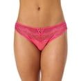 thumbnail image 3 of Adored by Adore Me Women’s Morgan Lace and Mesh Bikini Underwear, 2-Pack, Sizes up to XXXL, 3 of 9