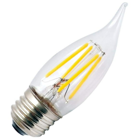 Halco 85069 - CA10CL5ANT/827/E26/LED2 Candle Tip LED Light Bulb