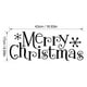 thumbnail image 2 of Adhesivos decorativos de Navidad Feliz Navidad Adhesivos decorativos navideños removibles Adhesivos navideños para ventanas Adornos infantiles para decorar el salón, 2 of 4