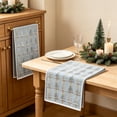 thumbnail image 4 of Christmas Tree Pattern Hand Towels Set Of 2 Soft Absorbent Kitchen Bathroom Dish Towels For Holiday Home Decoration, 4 of 6